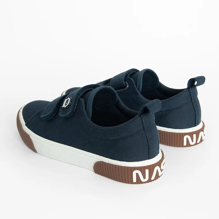 Cool Club, Tenisi pentru baieti, bleumarin, imprimeu NASA