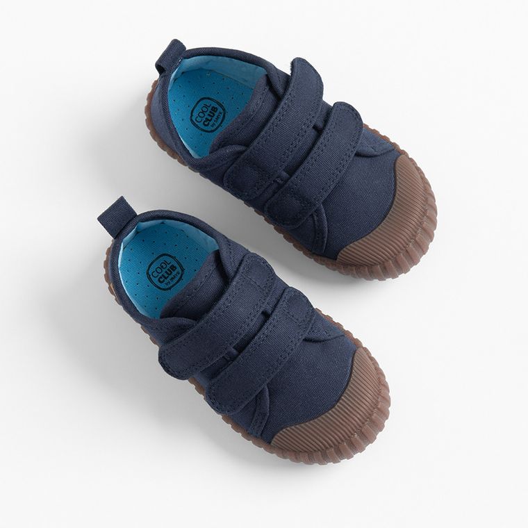 Cool Club, Tenisi pentru baieti, bleumarin, talpa Barefoot