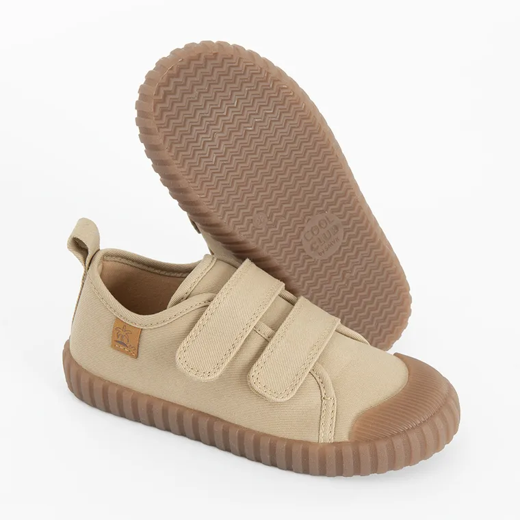 Cool Club, Tenisi pentru copii, maro, talpa Barefoot