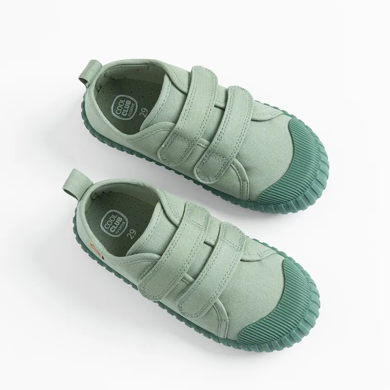 Cool Club, Tenisi pentru copii, verde, talpa Barefoot