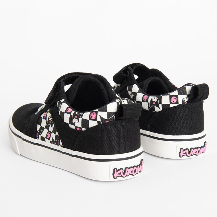 Cool Club, Tenisi pentru fete, negru, imprimeu Kuromi