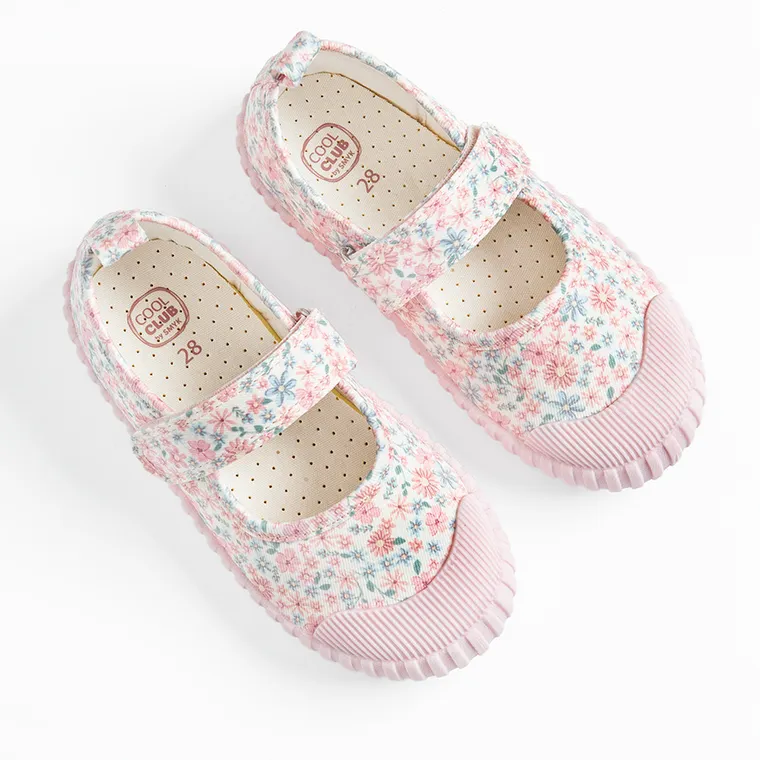 Cool Club, Tenisi pentru fete, roz, talpa Barefoot