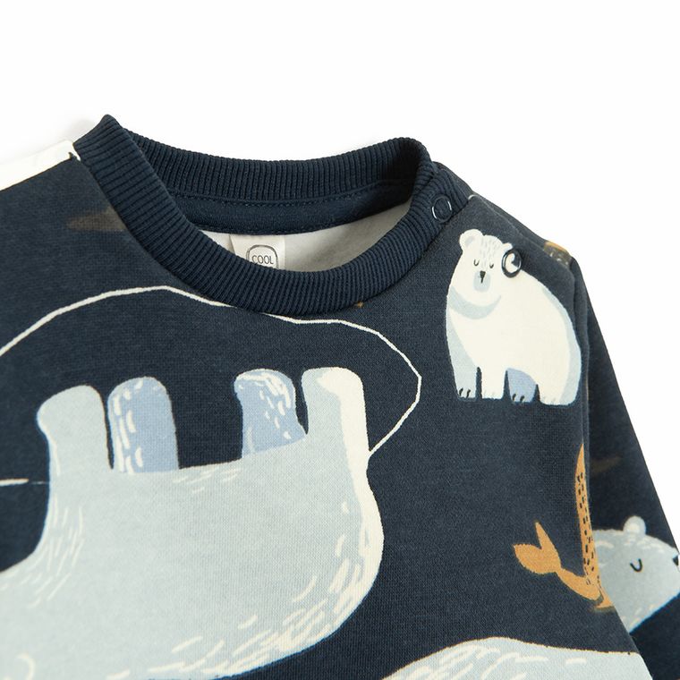 Cool Club, Trening pentru baieti, calduros, bleumarin