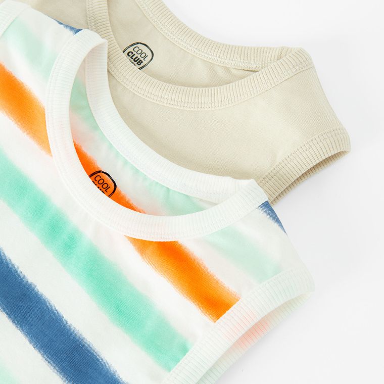 Cool Club, Tricou fara maneci pentru baieti, mix, set, 2 buc.