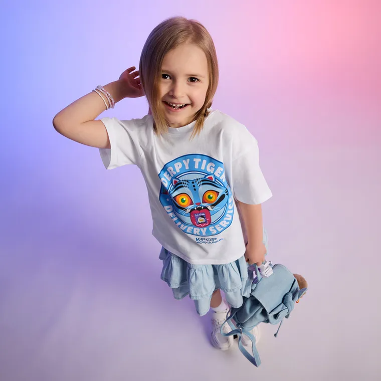 Cool Club, Tricou lejer pentru fete, alb, K-Pop Demon Hunters