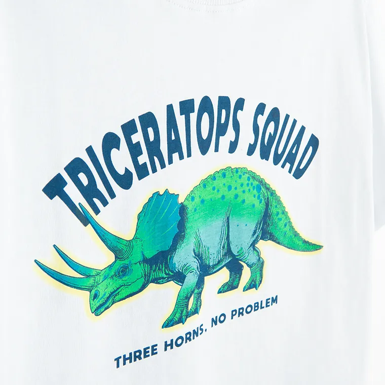 Cool Club, Tricou pentru baieti, alb