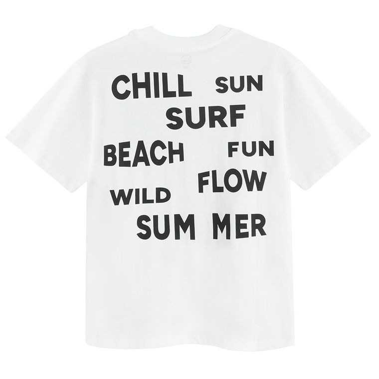 Cool Club, Tricou pentru baieti, alb