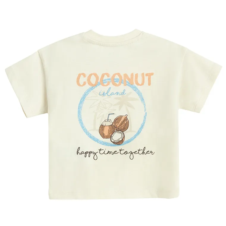 Cool Club, Tricou pentru baieti, bej