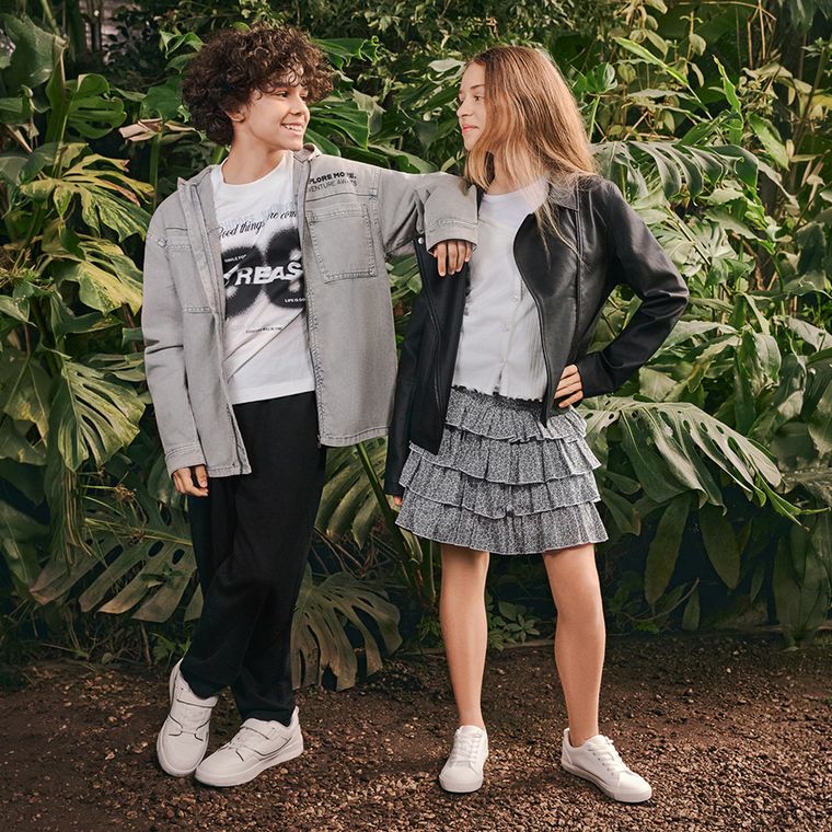 Cool Club, Tricou pentru baieti, boxy oversize, alb