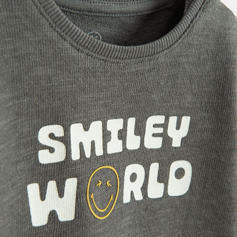Cool Club, Tricou pentru baieti, mix, imprimeu SmileWorld, set, 2 buc.