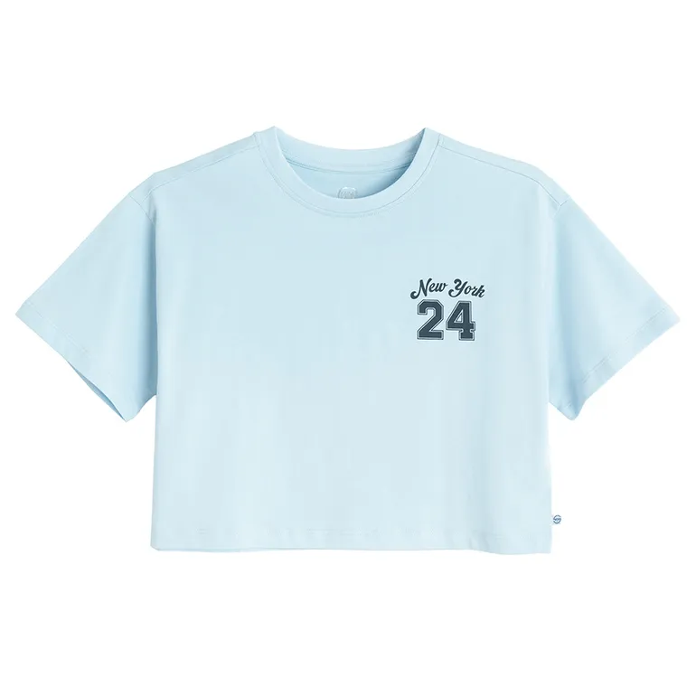 Cool Club, Tricou pentru fete, crop top, mix, set, 5 buc.