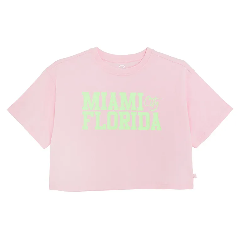 Cool Club, Tricou pentru fete, crop top, mix, set, 5 buc.