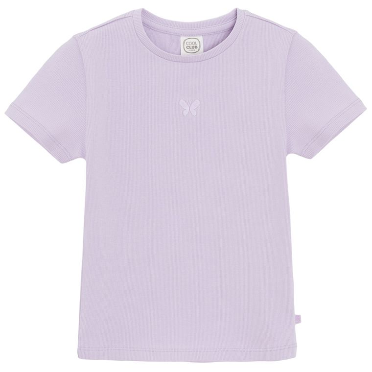 Cool Club, Tricou pentru fete, din tricot striat, mix, set, 2 buc.