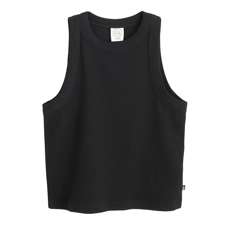 Cool Club, Tricou pentru fete fara maneci, din tricot striat, mix, set, 4 buc.