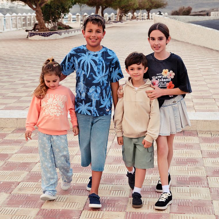 Cool Club, Tricou pentru fete, oversize, negru
