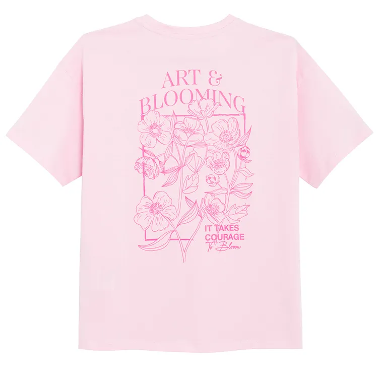 Cool Club, Tricou pentru fete, oversize, roz