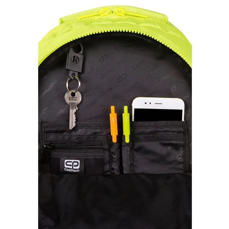 CoolPack, Pick, rucsac pentru scoala cu 2 compartimente, Gradient Lemon
