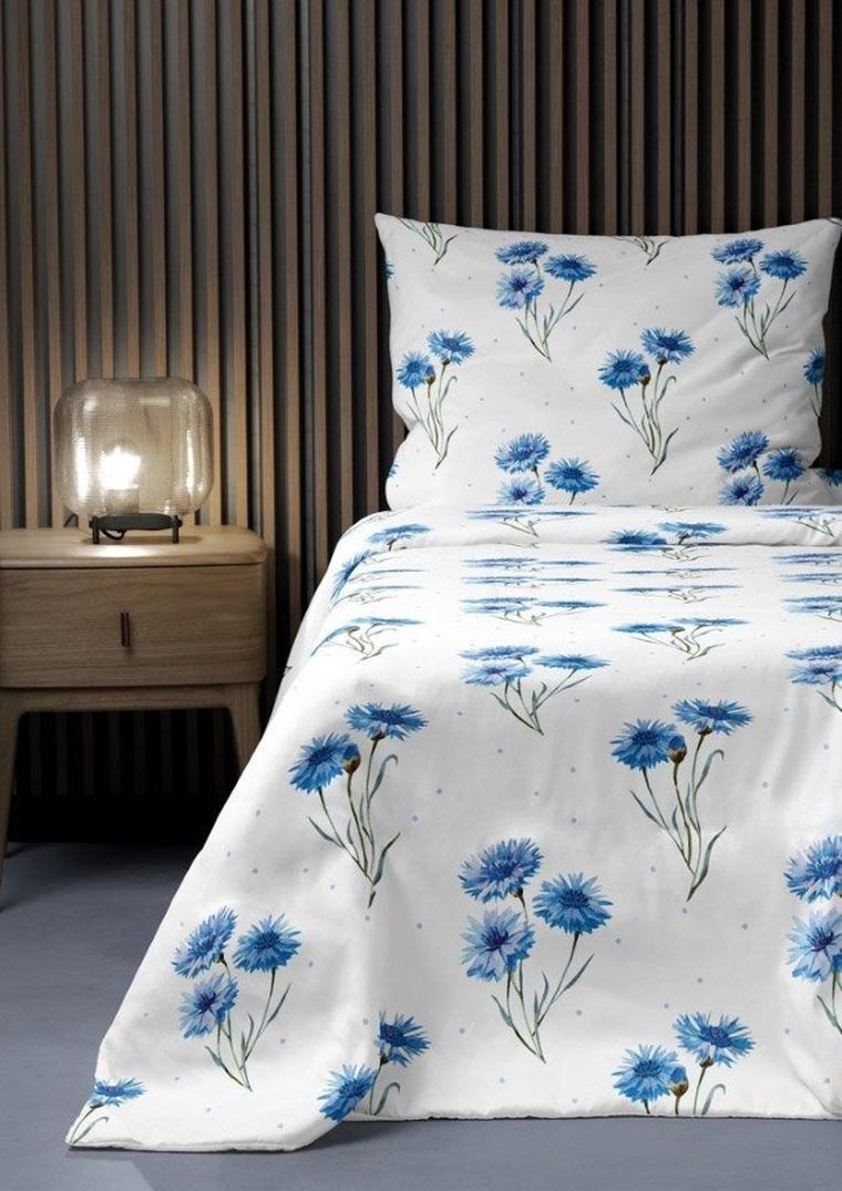 Cottage Home, Flori, set lenjerie de pat single, 140-200 cm