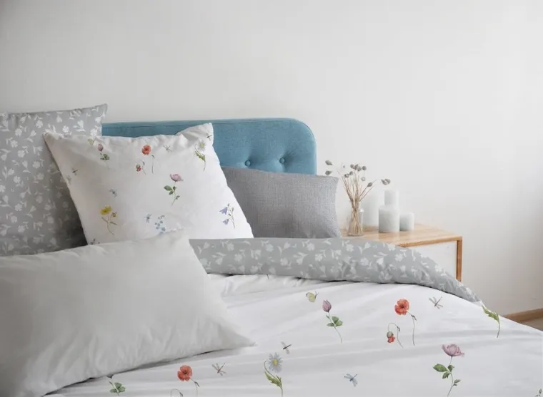 Cottage Home, Maci si musetel, set lenjerie de pat, 3 piese, 140-200 cm