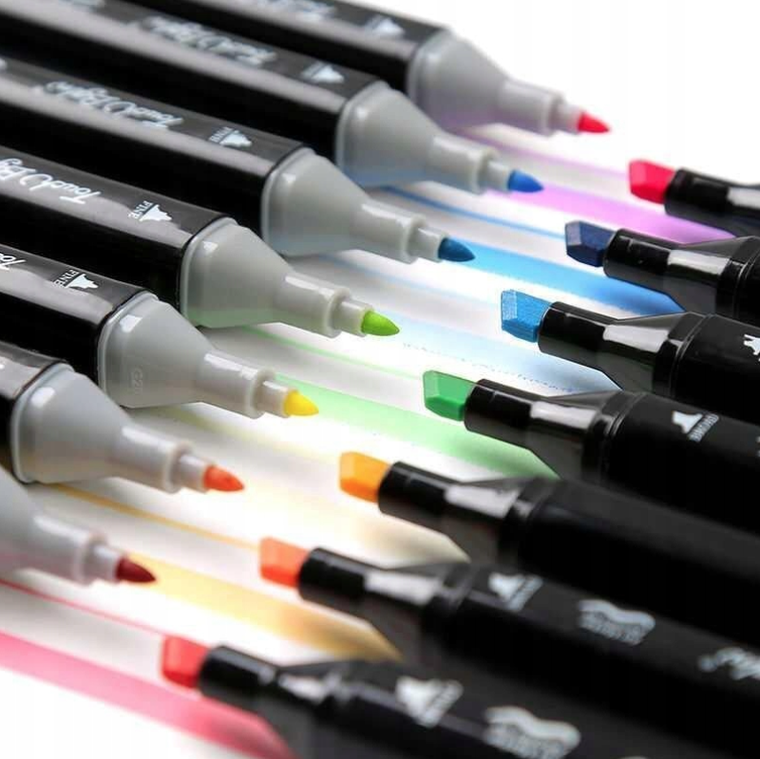 Extralink, set de markere cu alcool, 100 buc.