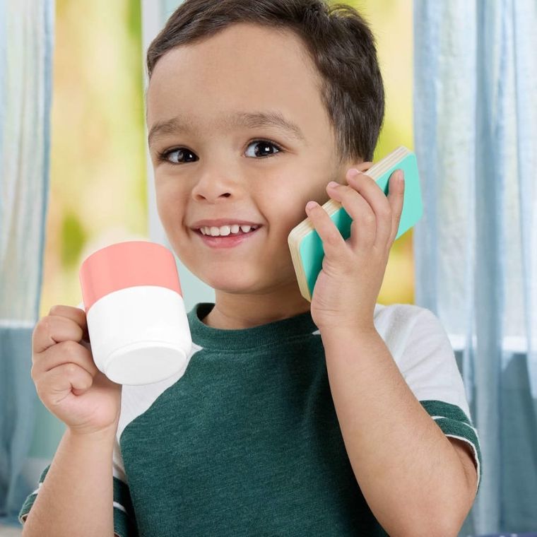 Fisher-Price, Biroul de acasa al micutului, set de jucarii din lemn