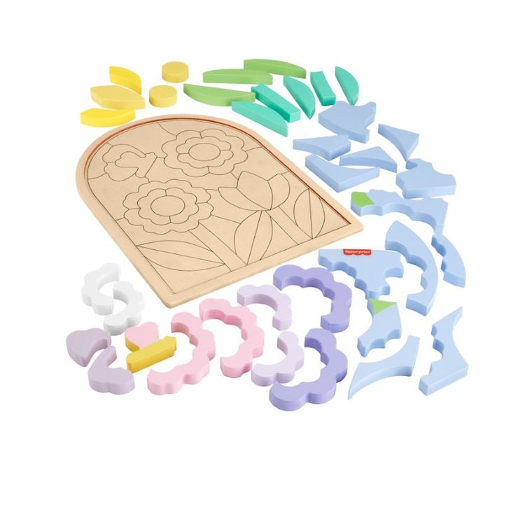 Fisher-Price, Flori, puzzle din lemn