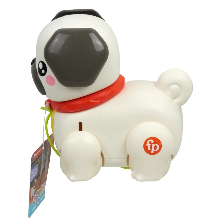 Fisher-Price, Pets, Walk-The-Pup Pug, jucarie trage