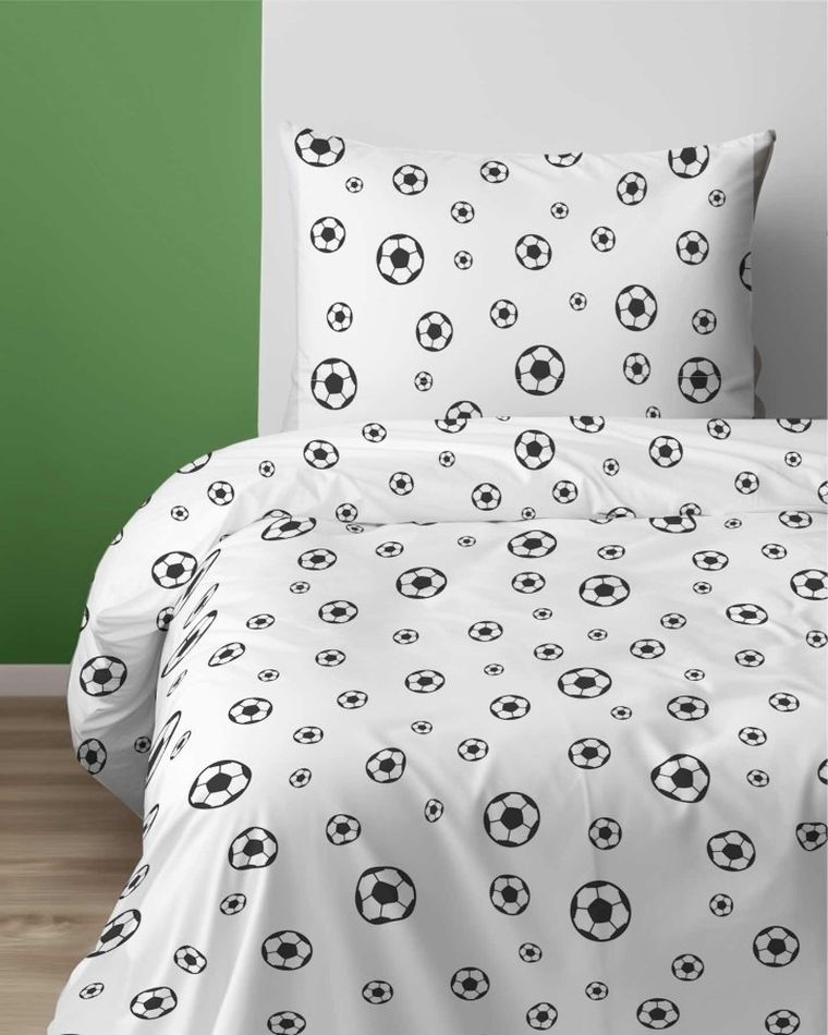 Football, set lenjerie de pat single, 140-200 cm