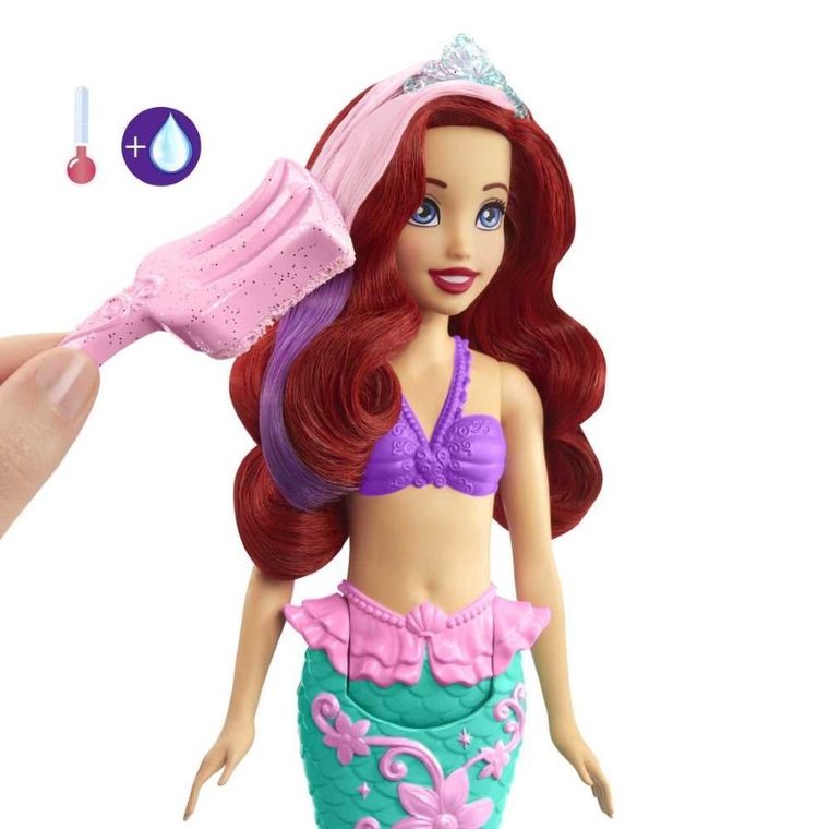 Frozen, Ariel, papusa cu schimbare de culoare