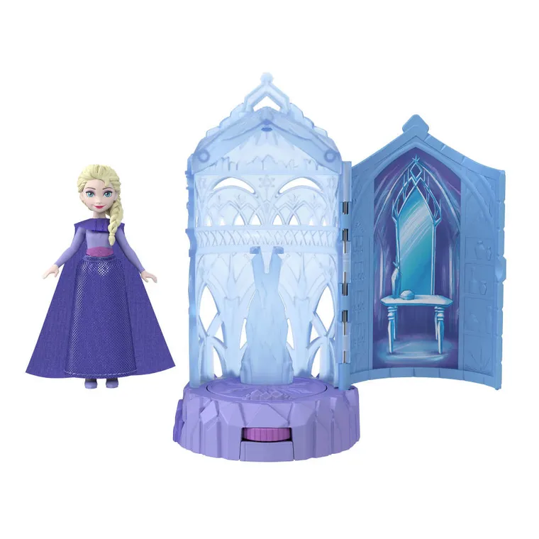 Frozen, Ice Castle Spin Surprise, papusa surpriza, 1 buc.
