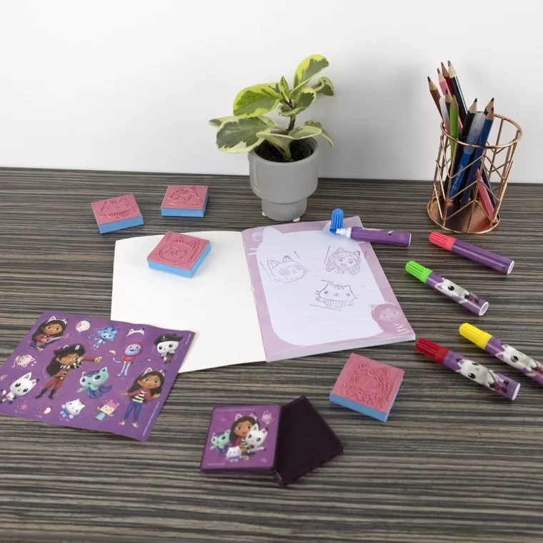 Gabby's Dollhouse, mega distractie cu stampile, set creativ