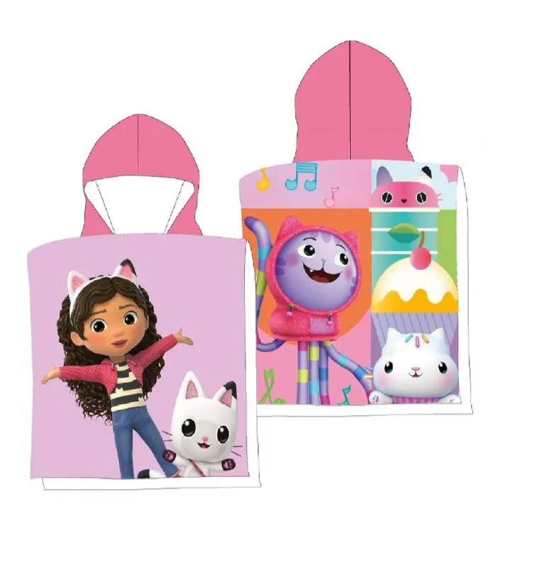 Gabby's Dollhouse, poncho de baie, 50-100 cm