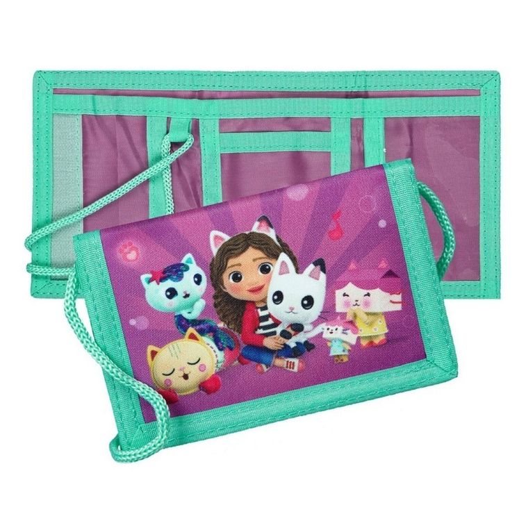 Gabby's Dollhouse, portofel cu inchidere Velcro
