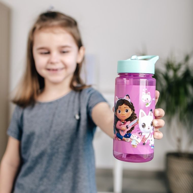 Gabby's Dollhouse, sticla de apa Aero, 500 ml