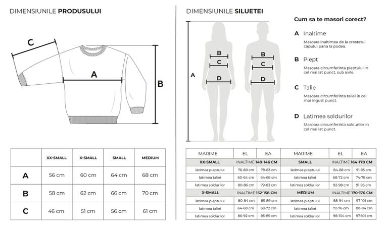 Hanorac gri cu croiala oversize NOWEAR