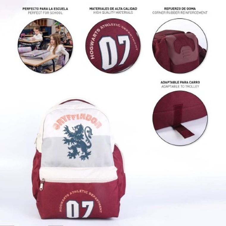 Harry Potter, rucsac pentru scoala, biały