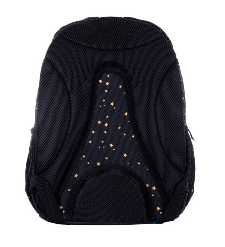Head, Golden Effect, rucsac pentru scoala, cu 3 compartimente, Classy Gold