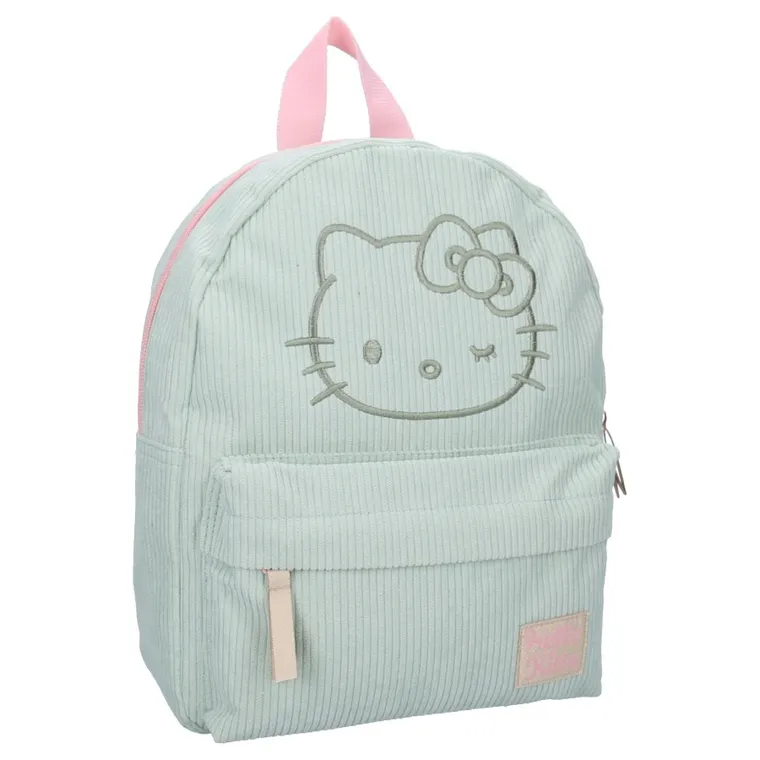 Hello Kitty, Have a Nice Day, rucsac pentru prescolar, verde