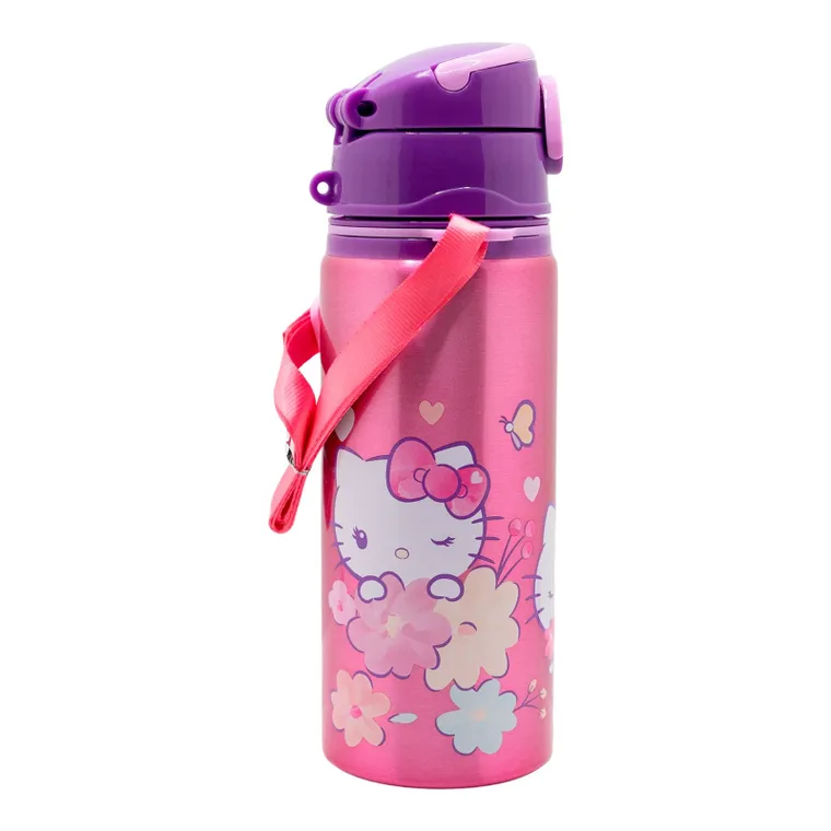 Hello Kitty, sticla de apa din aluminiu cu maner, 730 ml