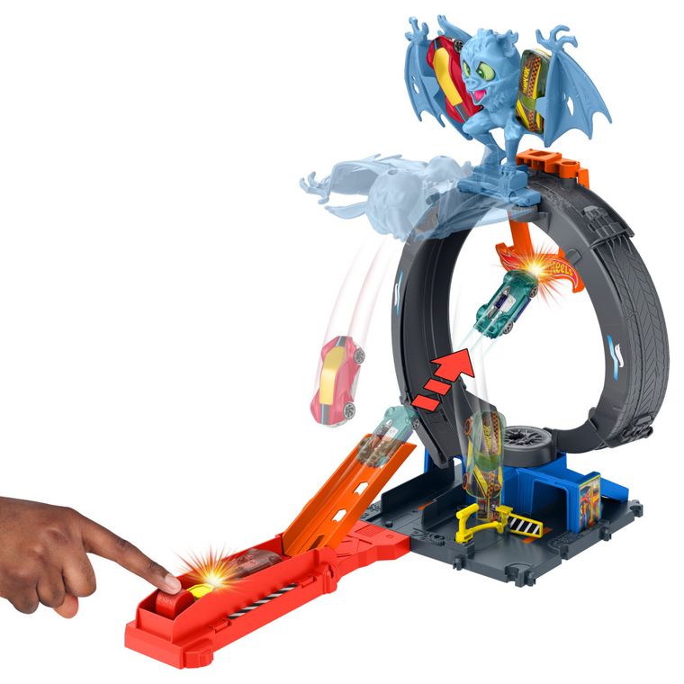 Hot Wheels City, Bat Loop Attack, set de joaca
