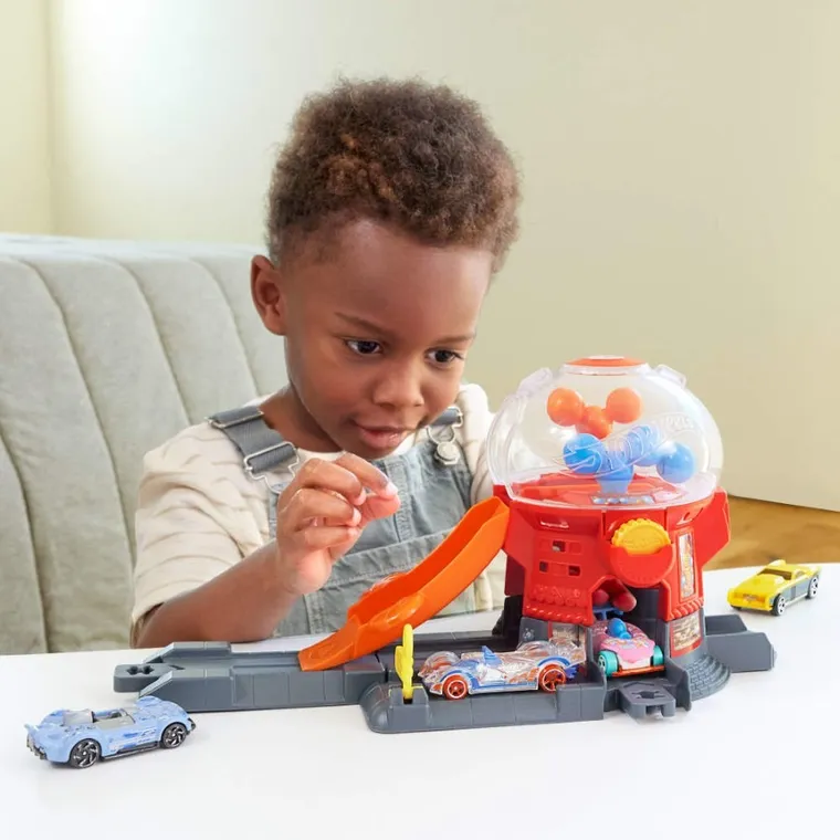 Hot Wheels City, Downtown Candy Shop, set de joaca cu masina