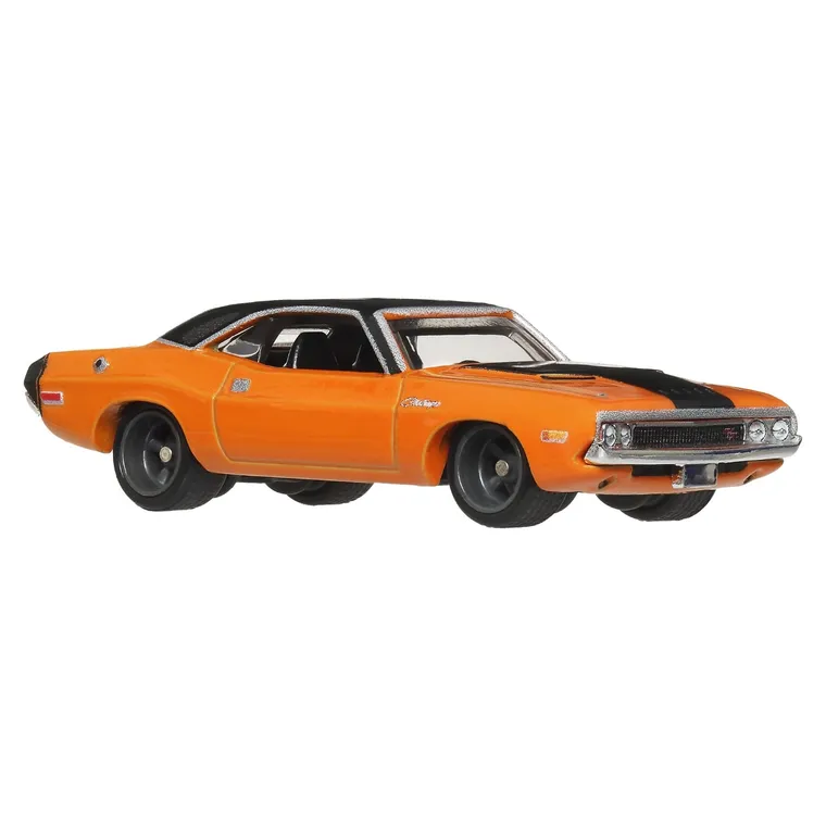 Hot Wheels, Fast & Furious, 1970 Dodge Challenger R/T, masina Premium, scara 1:64, JHW64