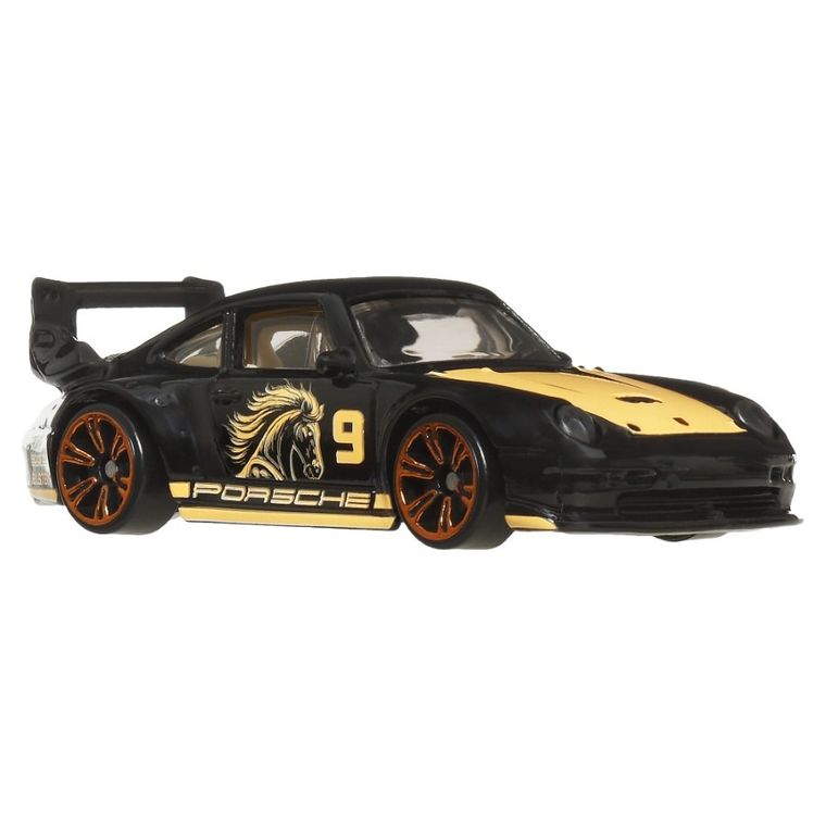 Hot Wheels, Neon Speeders, Porsche 993 GT2, masina, scara 1:64