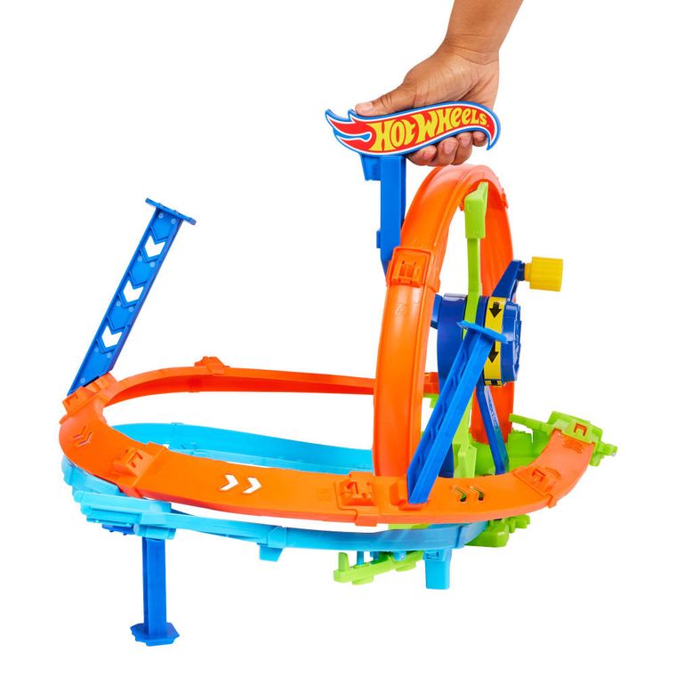 Hot Wheels, Rapid Launch & Loop, set de joaca cu masina