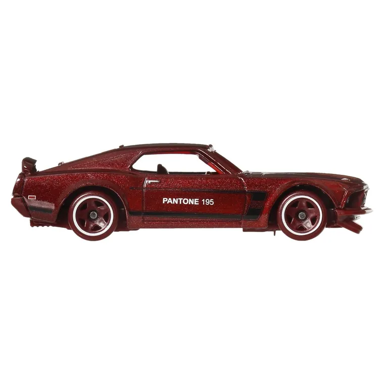 Hot Wheels, Silver Series Pantone, '69 Ford Mustang Boss 302, masina, scara 1:64, JKY48
