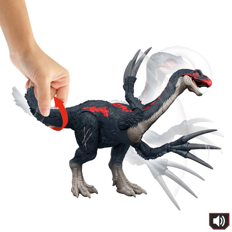 Jurassic World, Chaos Theory, Terizinozaur, figurina dinozaur