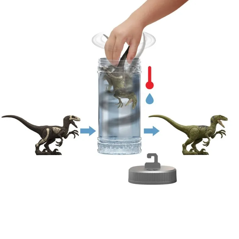 Jurassic World, Dino Reveal, dinozaur, figurina surpriza, 1 buc.