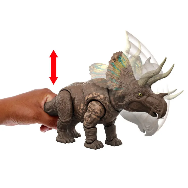 Jurassic World, Saga, Eotriceratops, figurina dinozaur