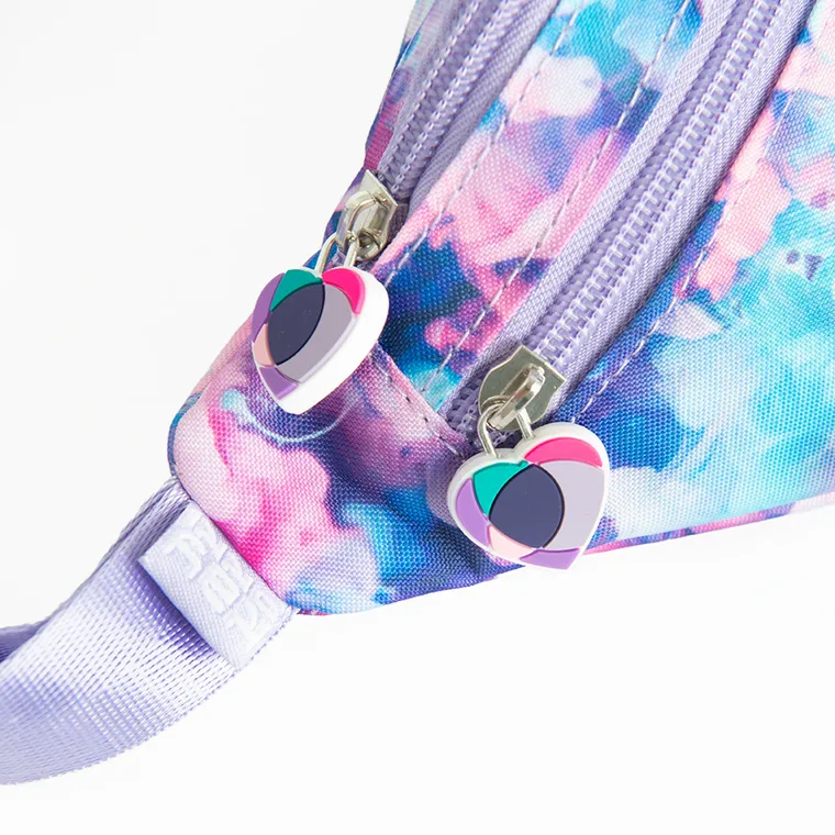 Kayokki, borseta, geanta de sold, nori albastri-roz