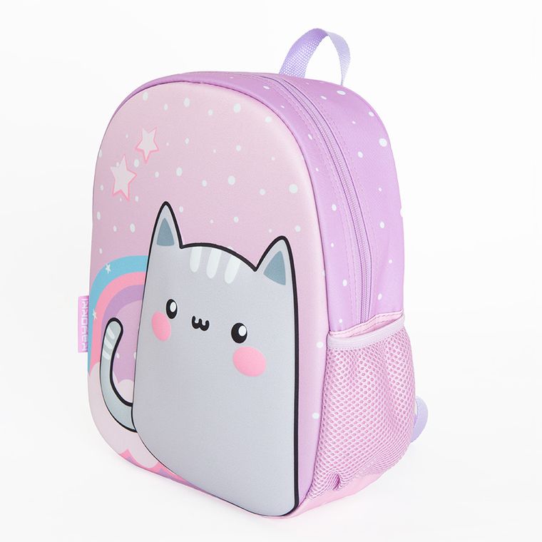 Kayokki, ghiozdan pentru prescolari, Pisicuta si curcubeu